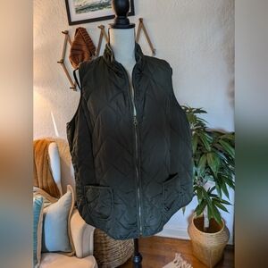 Market & Spruce Darkest Forest Green Vest (2X)